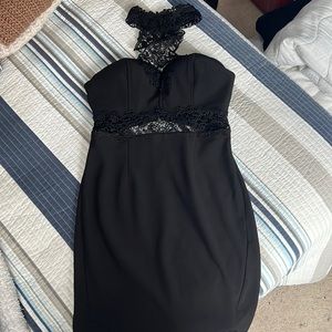 LF Angel Biba Tight Black Dress